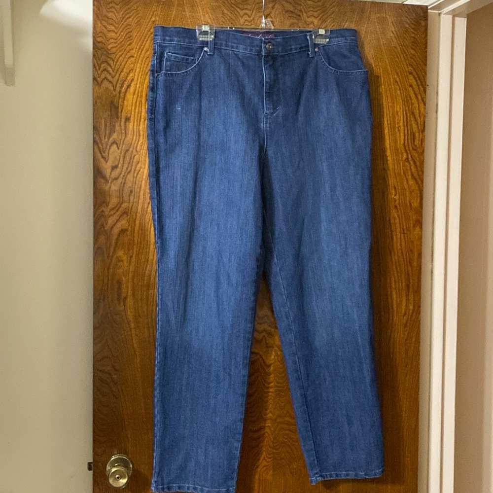 Gloria Vanderbilt / blue jean / size 18W